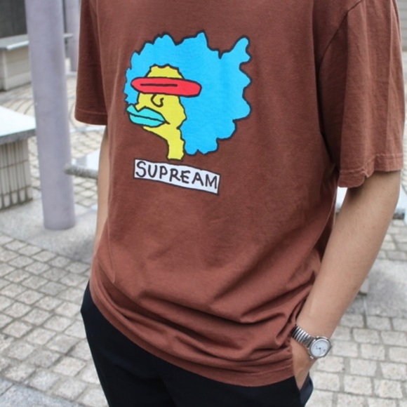 SUPREME Gonz Ramm T-Shirt Brown - Picture 7 of 10